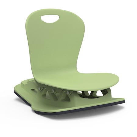 Virco ZUMA Series Floor Rocker, 5th Grade - Adult - Green Apple ZFLROCK18